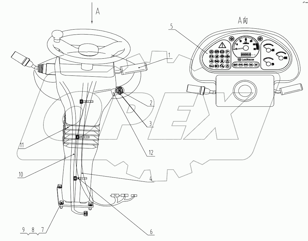  46C1595 002 INSTRUMENT PANEL