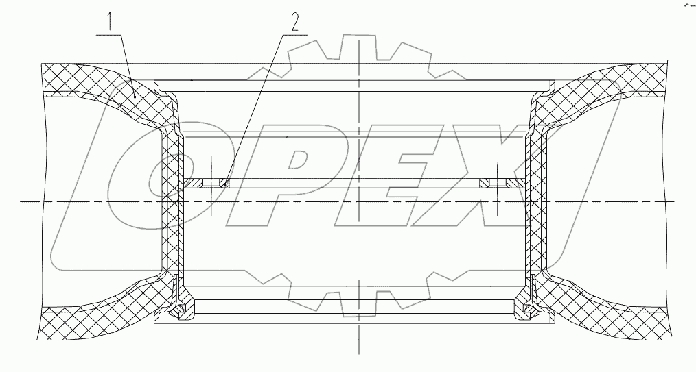  41K0003 001 TYRE & RIM AS