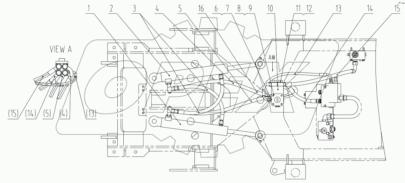  10E0158 003 STEERING HYDRAULIC SYSTEM