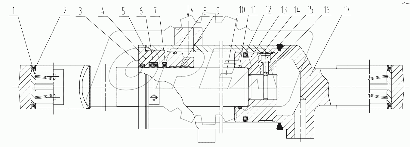  10K0012 002 BUCKET TILTING CYLINDER