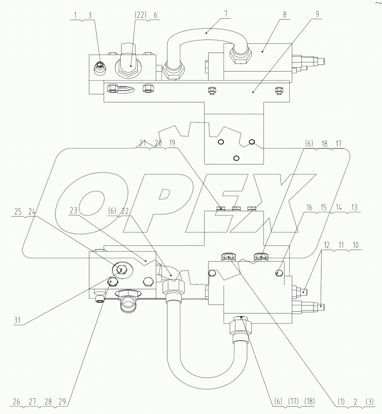  12C1255 004 PRIORITY VALVE AS