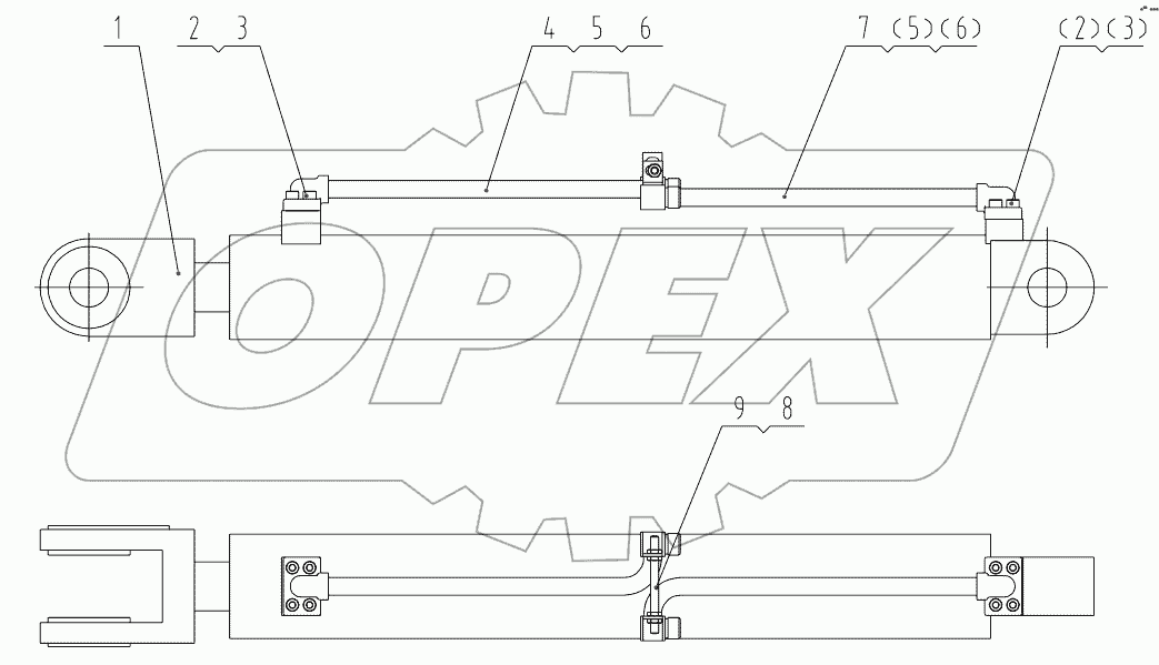  10C0646 000 BOOM CYLINDER AS-LH