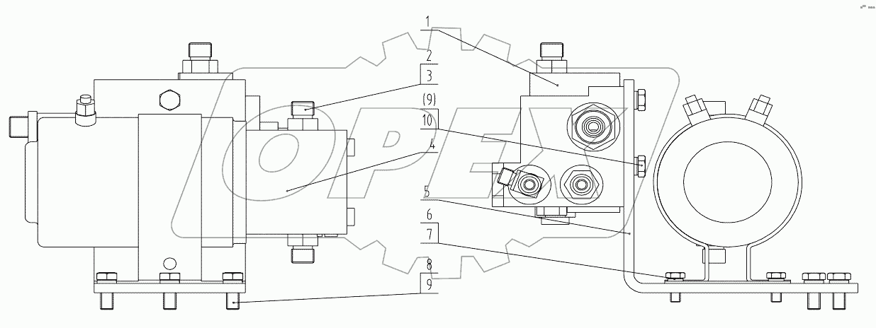  11C0564 002 MOTOR PUMP MOUNTING