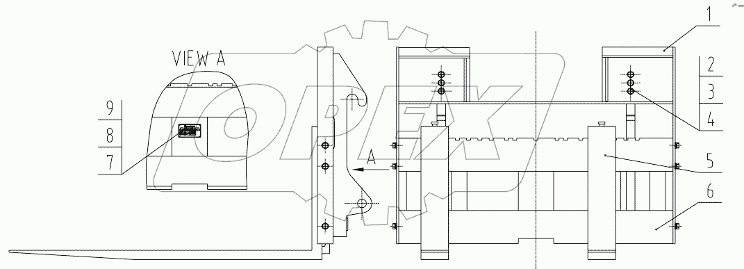  32E0689 001 FORK COUPLER