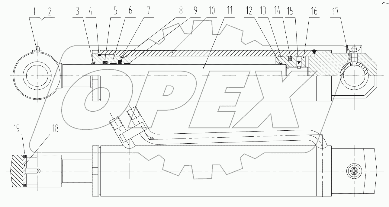  10C0134 000 BUCKET CYLINDER
