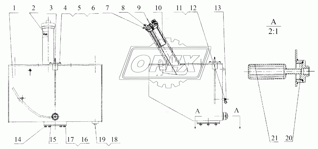 21С0043 Топливный бак