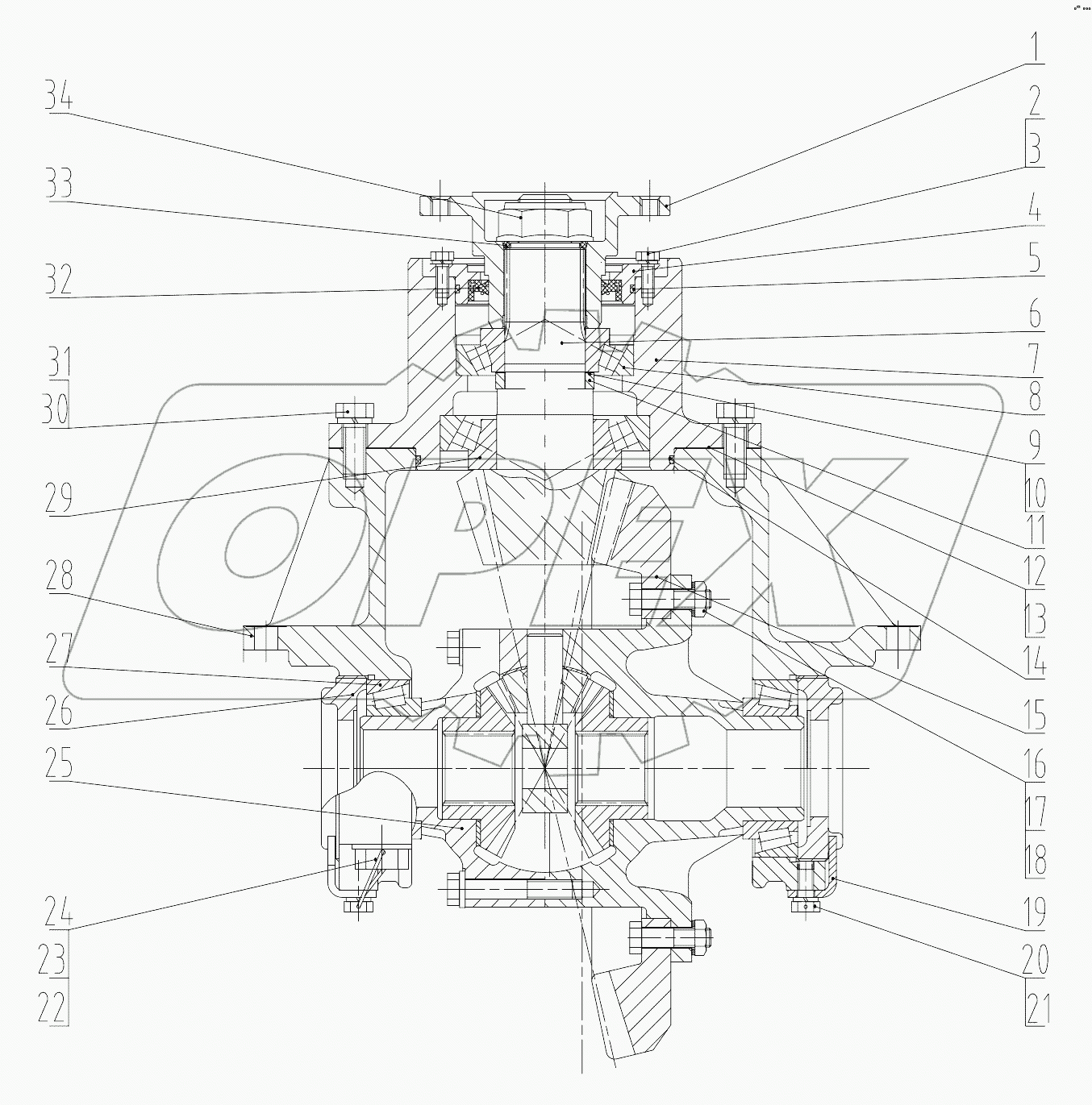  41C0606 001 BEVEL GEAR AS