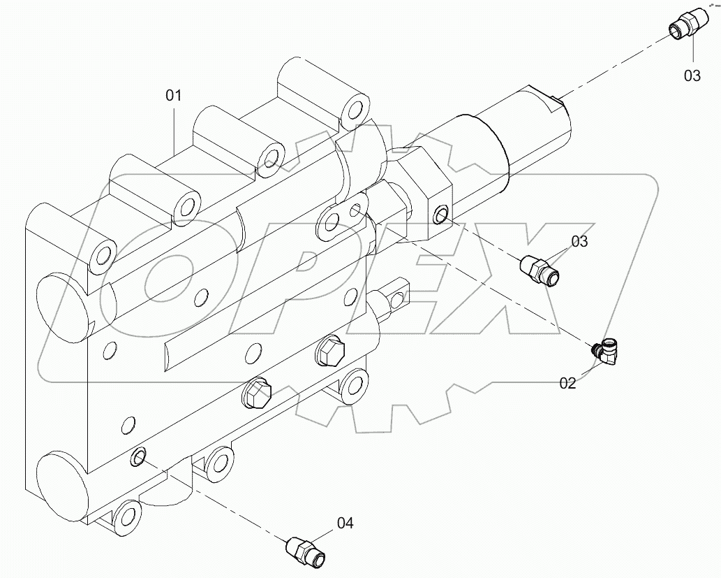  12C2407 001 SHIFT CONTROL VALVE