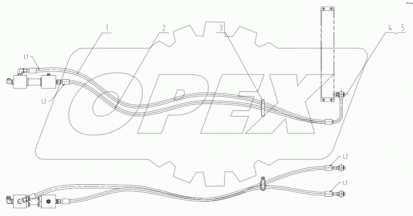  00C1732 000 COOLER LINES