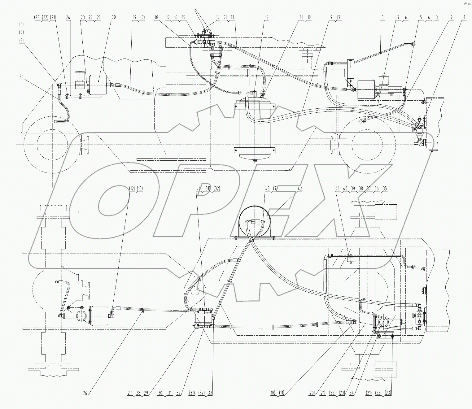  20E0512 000 SERVICE BRAKE SYSTEM