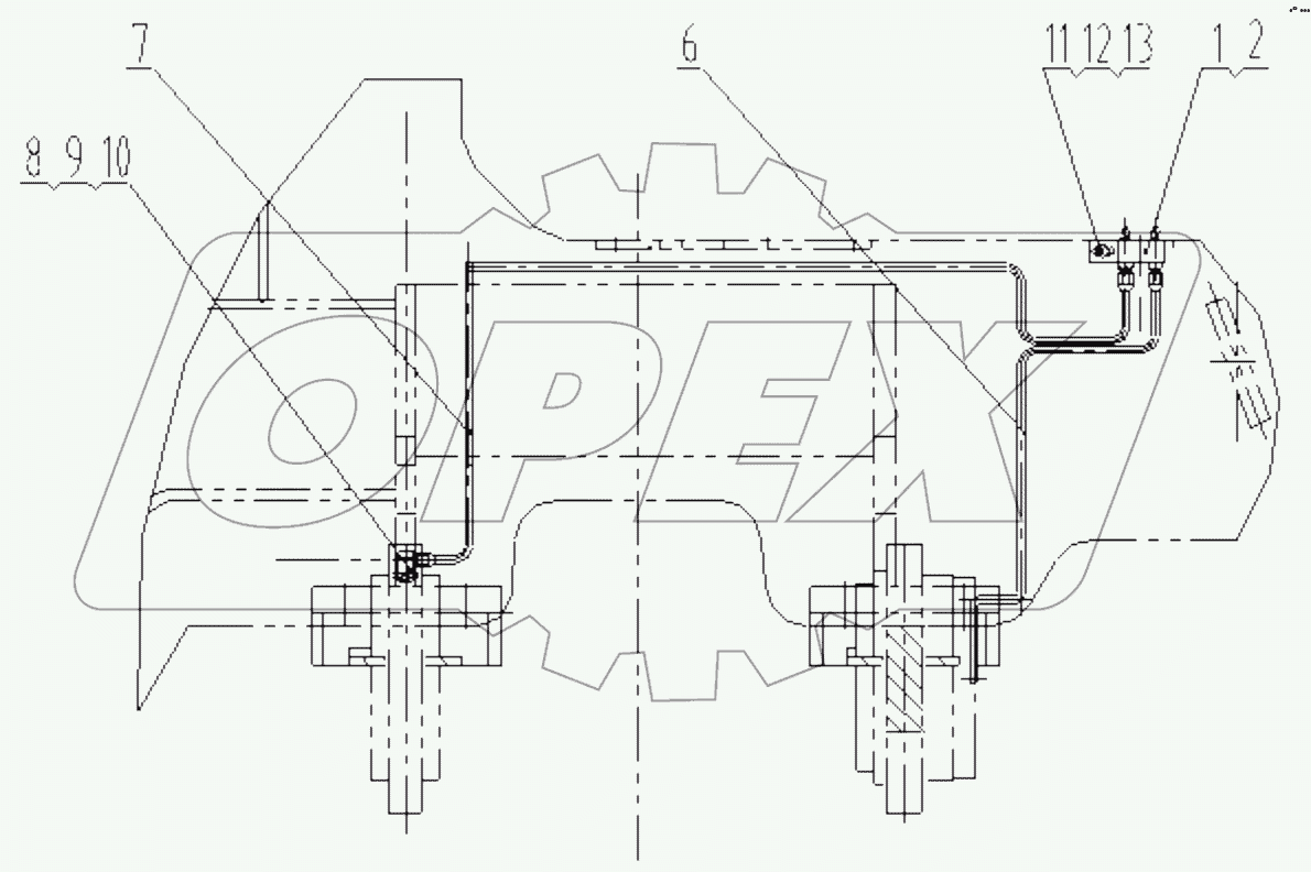  01E0053 002 GREASE LINES