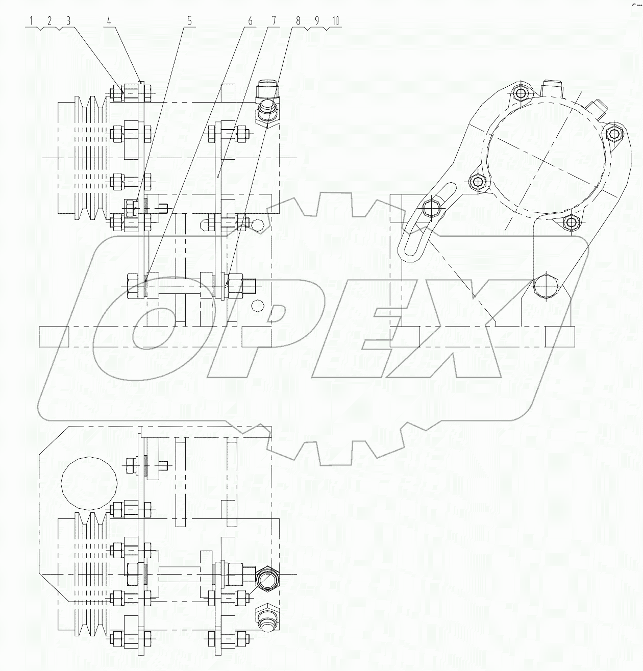  23E0030 001 COMPRESSOR BRACKET
