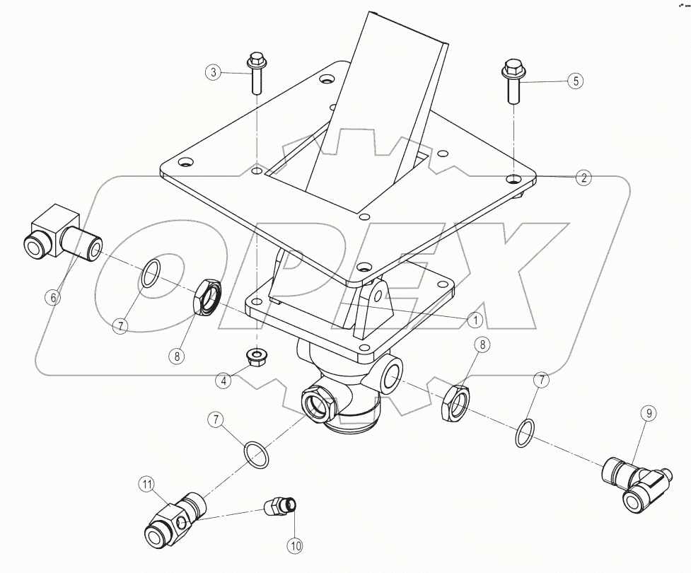 13C0957_000_00 BRAKE VALVE AS