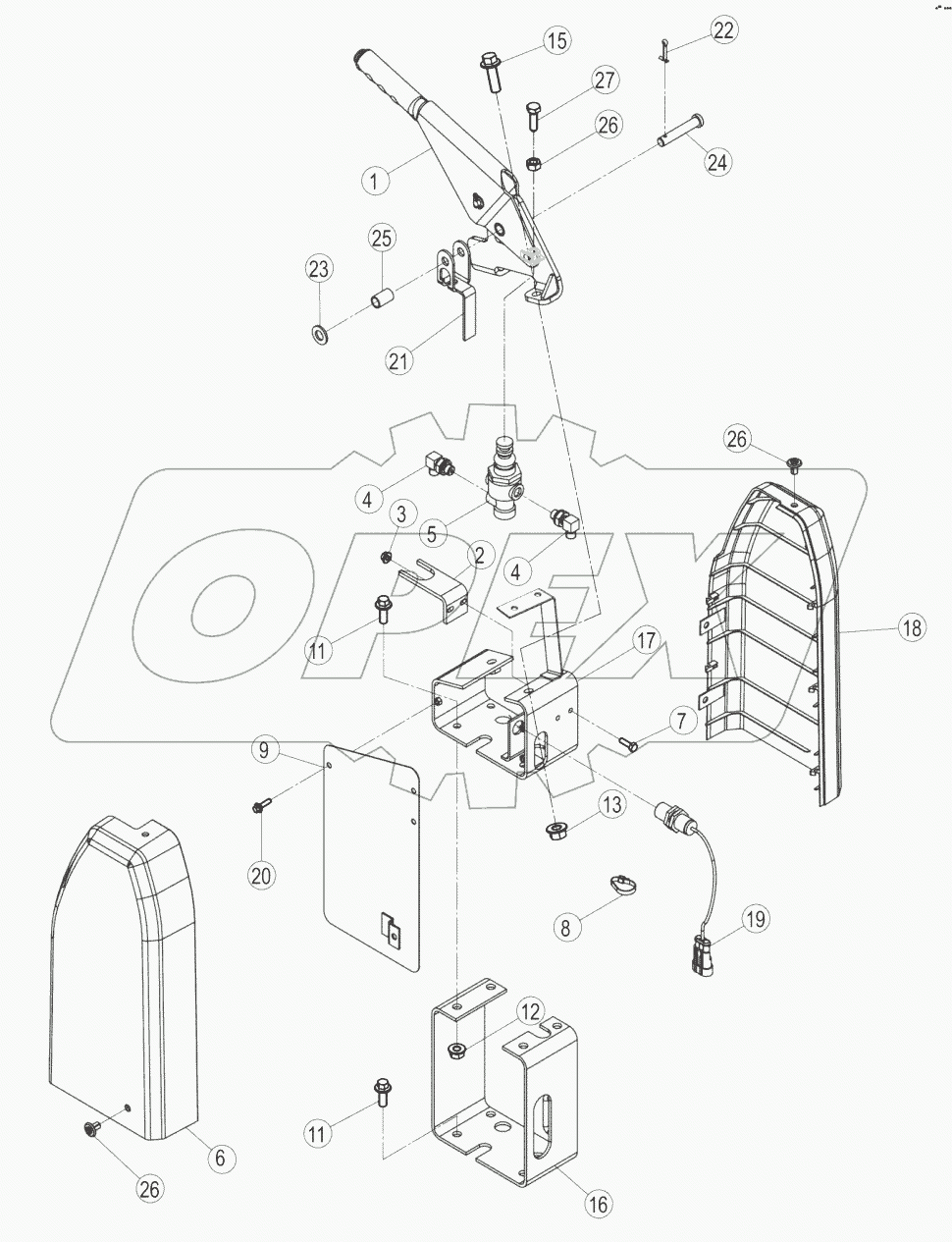 45C0710_001_00 HAND BRAKE