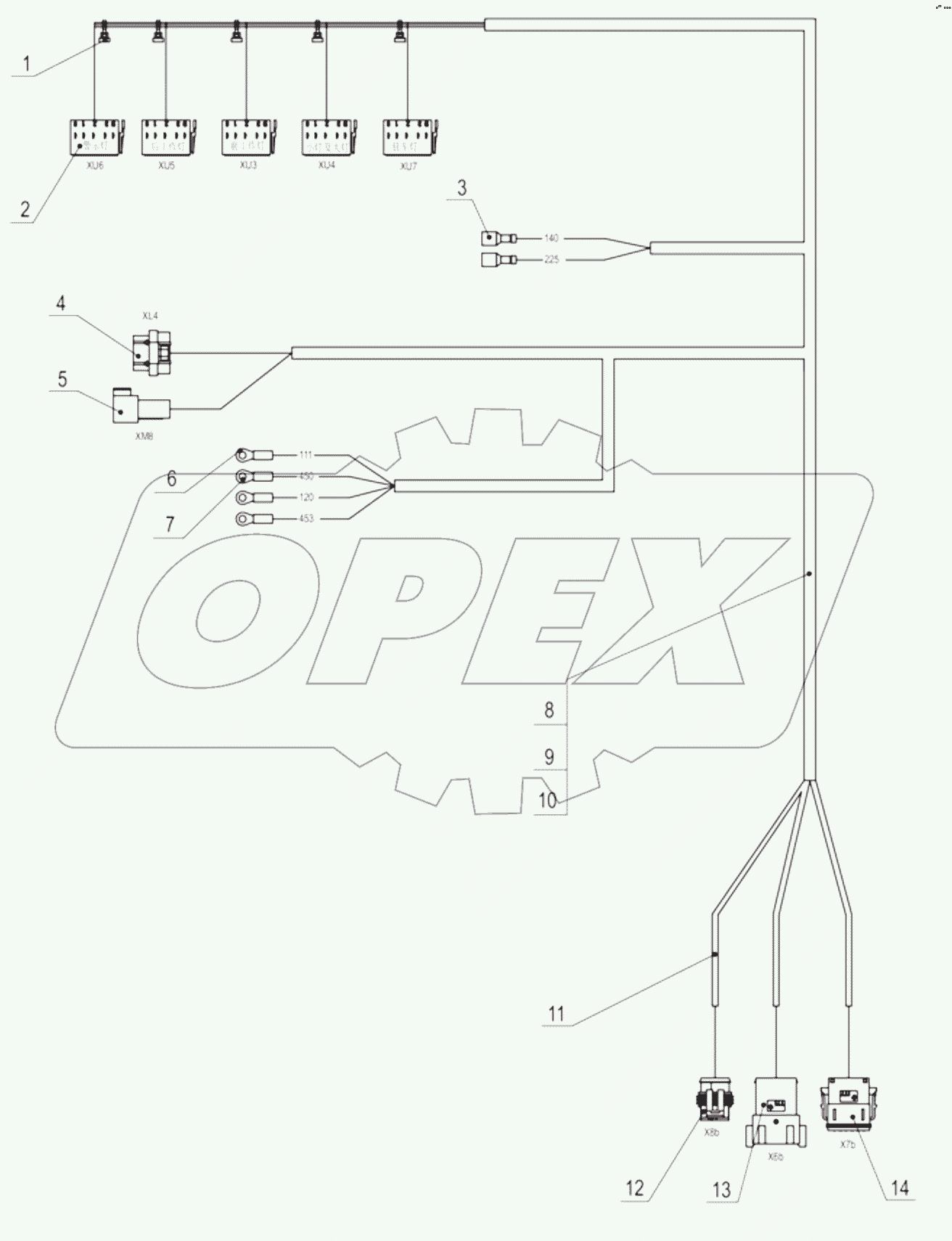 70C0511_000_00 STEERING HARNESS