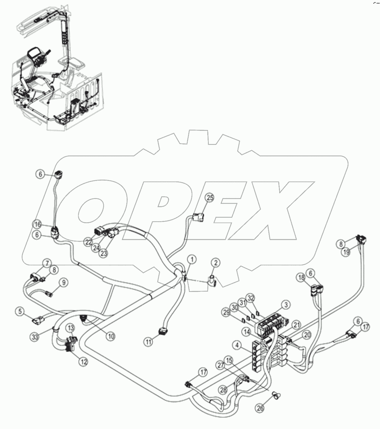 70C1237_000_00 CAB HARNESS