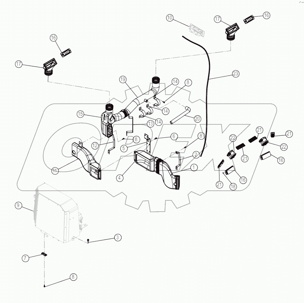 49C3090_001_00 AIR DUCT AS