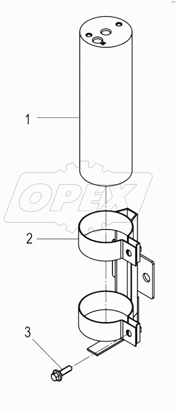 49C2479_000_00 REFRIGERANT RECEIVER MOUNTING