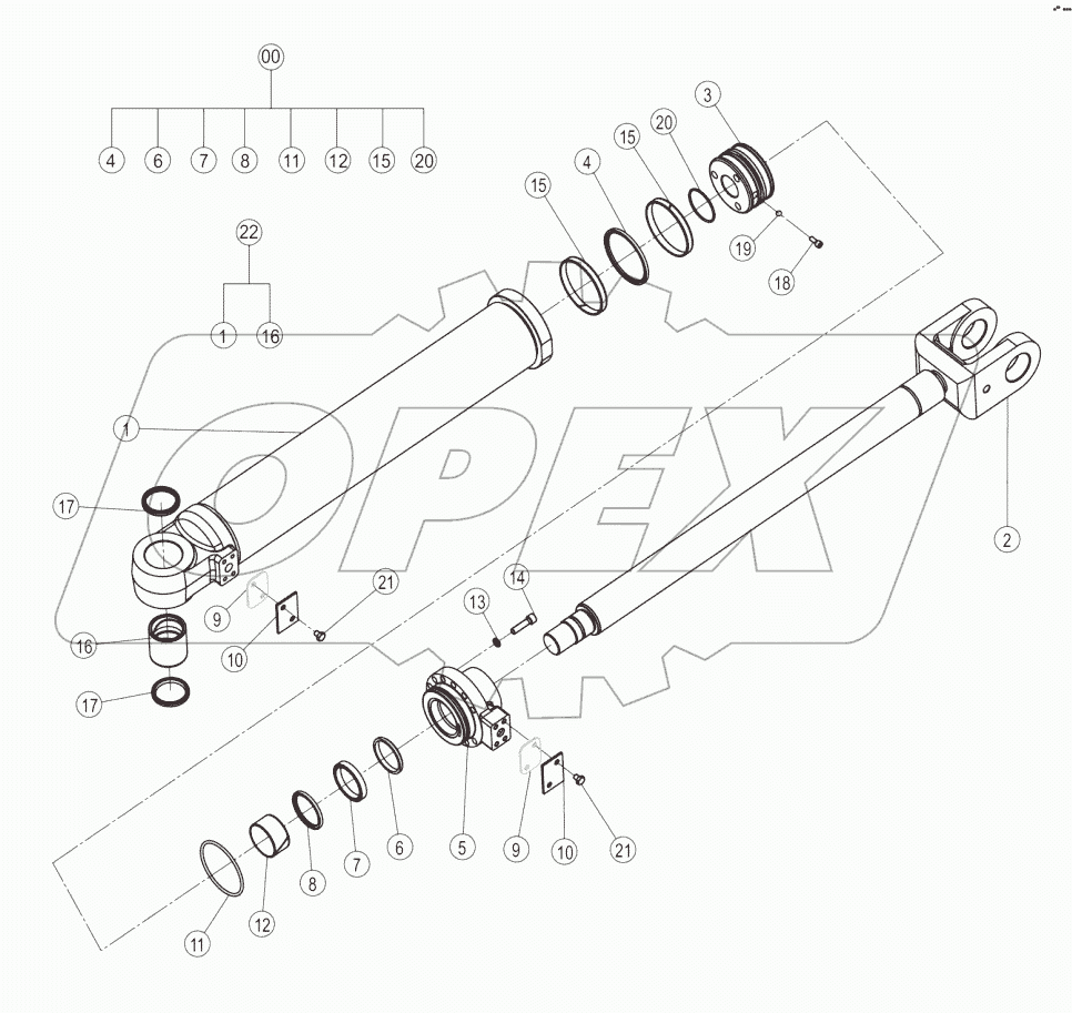 10C2780_000_00 BOOM CYLINDER
