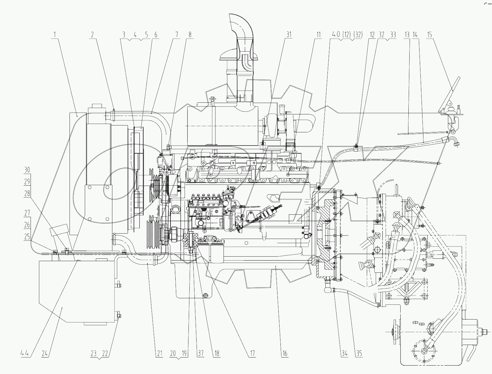 00M0006 017 ENGINE SYSTEM