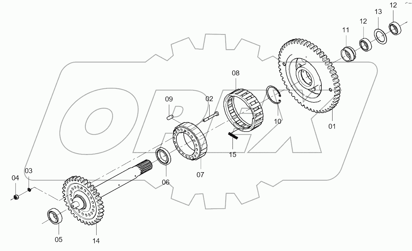 52C0139 004 INPUT SHAFT