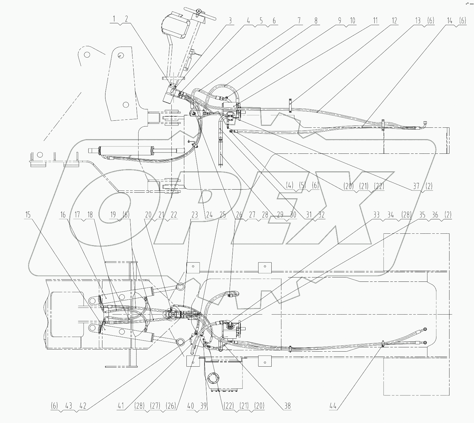 10M0001 008 STRG HYDRAULIC SYSTEM