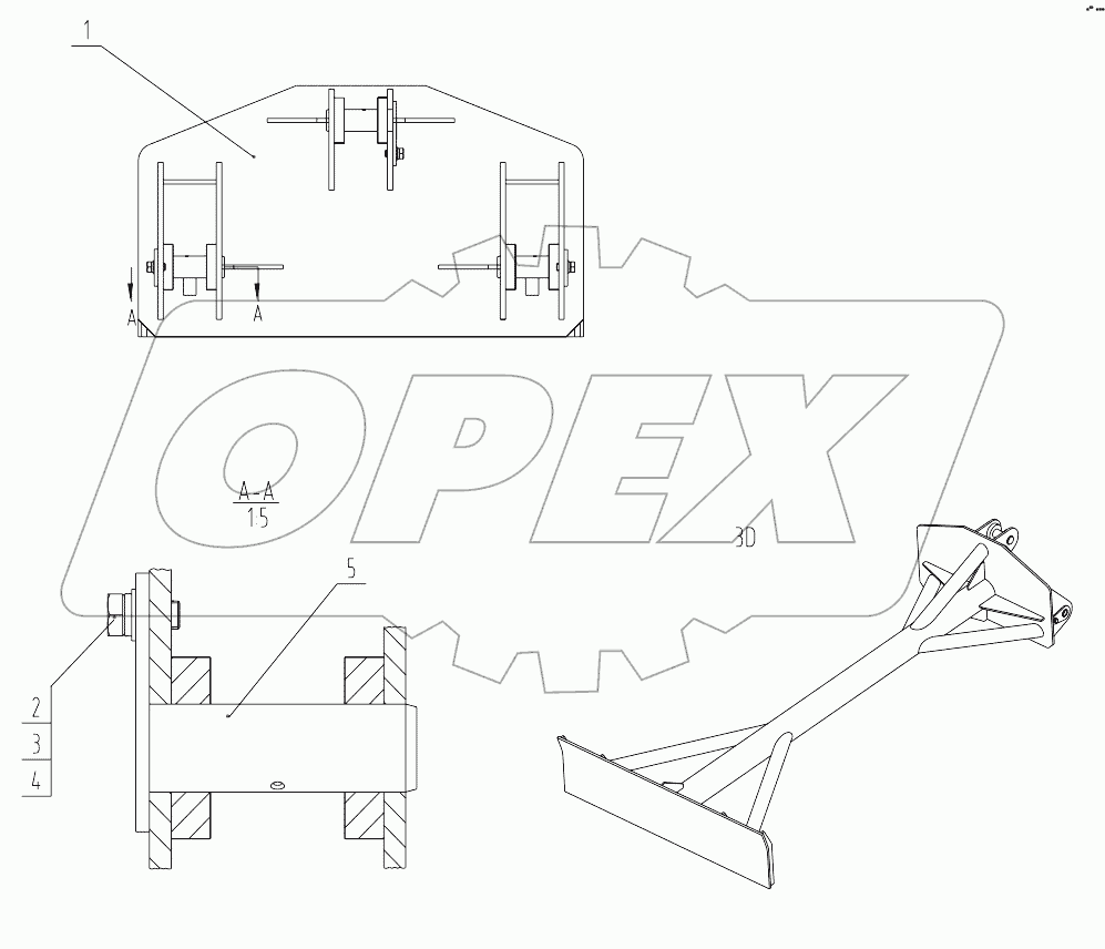 43C3875 000 DOZER AS