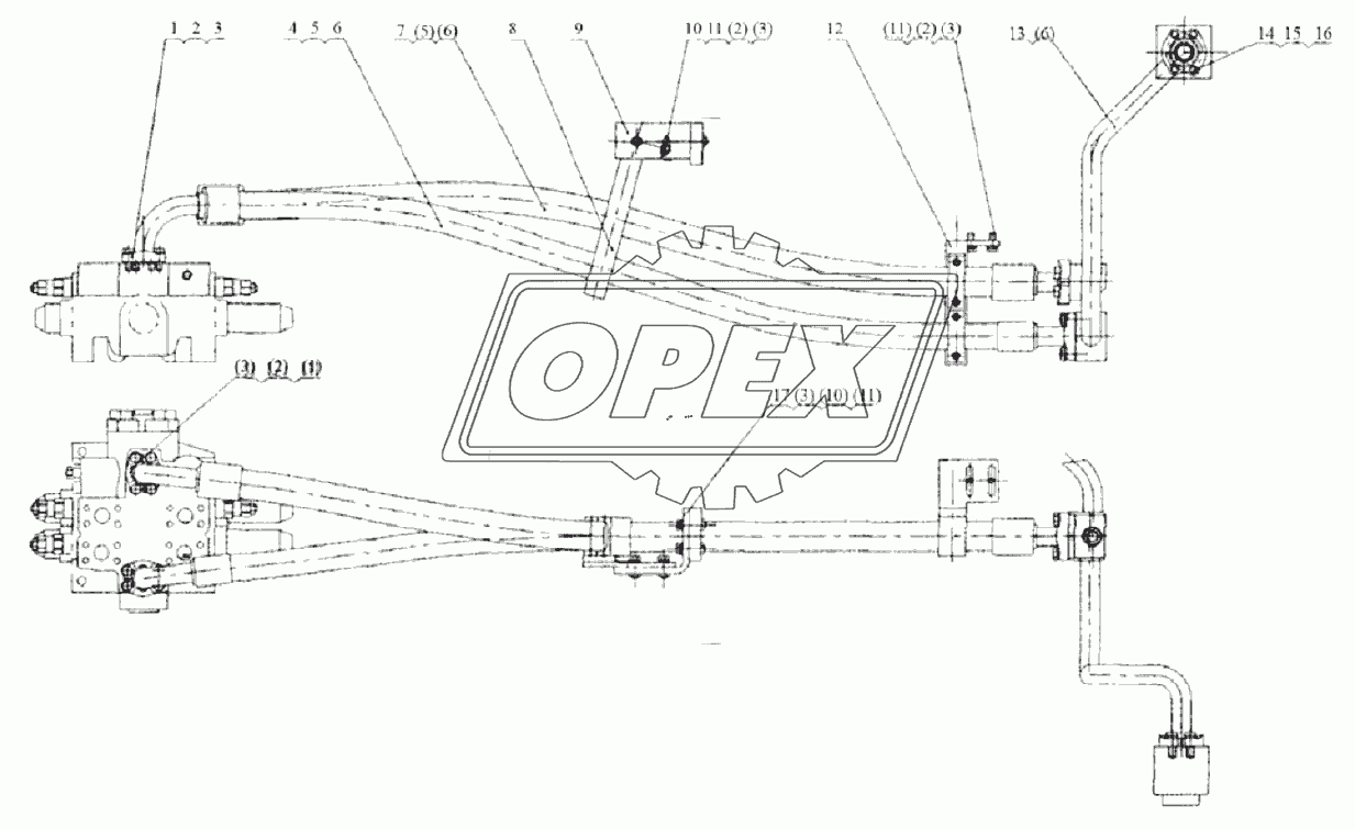 11E0038 Трубопровод распределителя