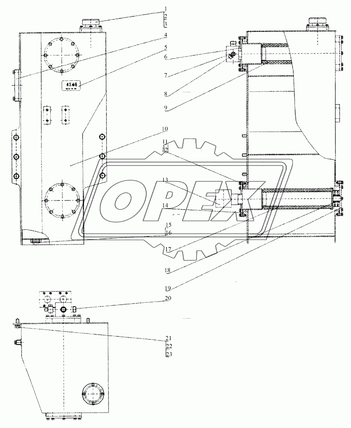 11E0041 Масляный бак