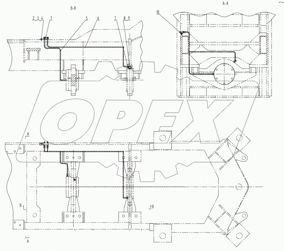  30E0012 001 GREASE LINES