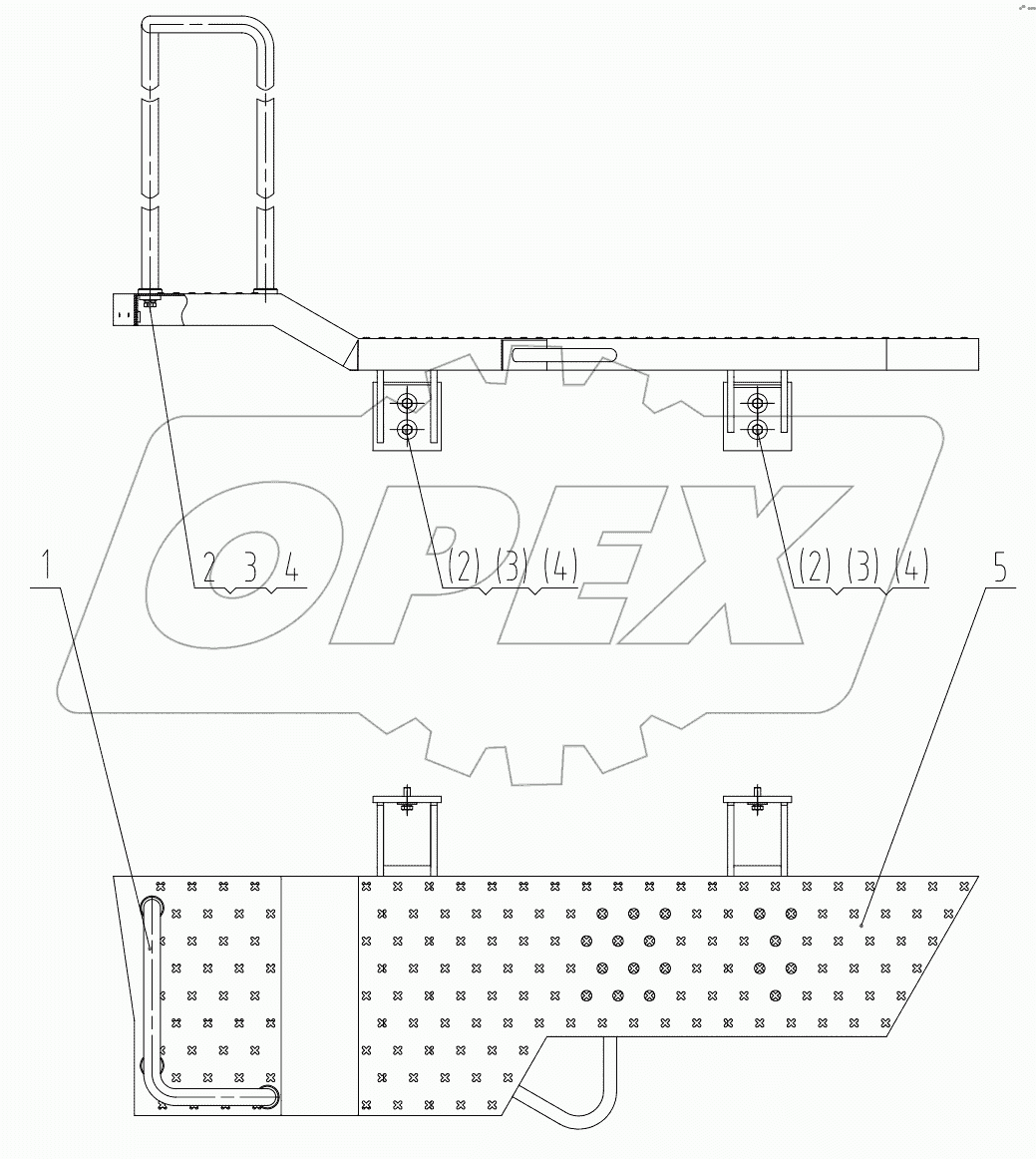  43E0337 001 REAR FENDER-RH