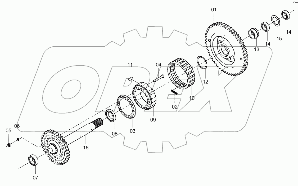  52C0071 001 OVERRUN CLUTCH
