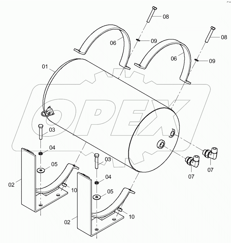  13C0373 000 AIR RESERVOIR
