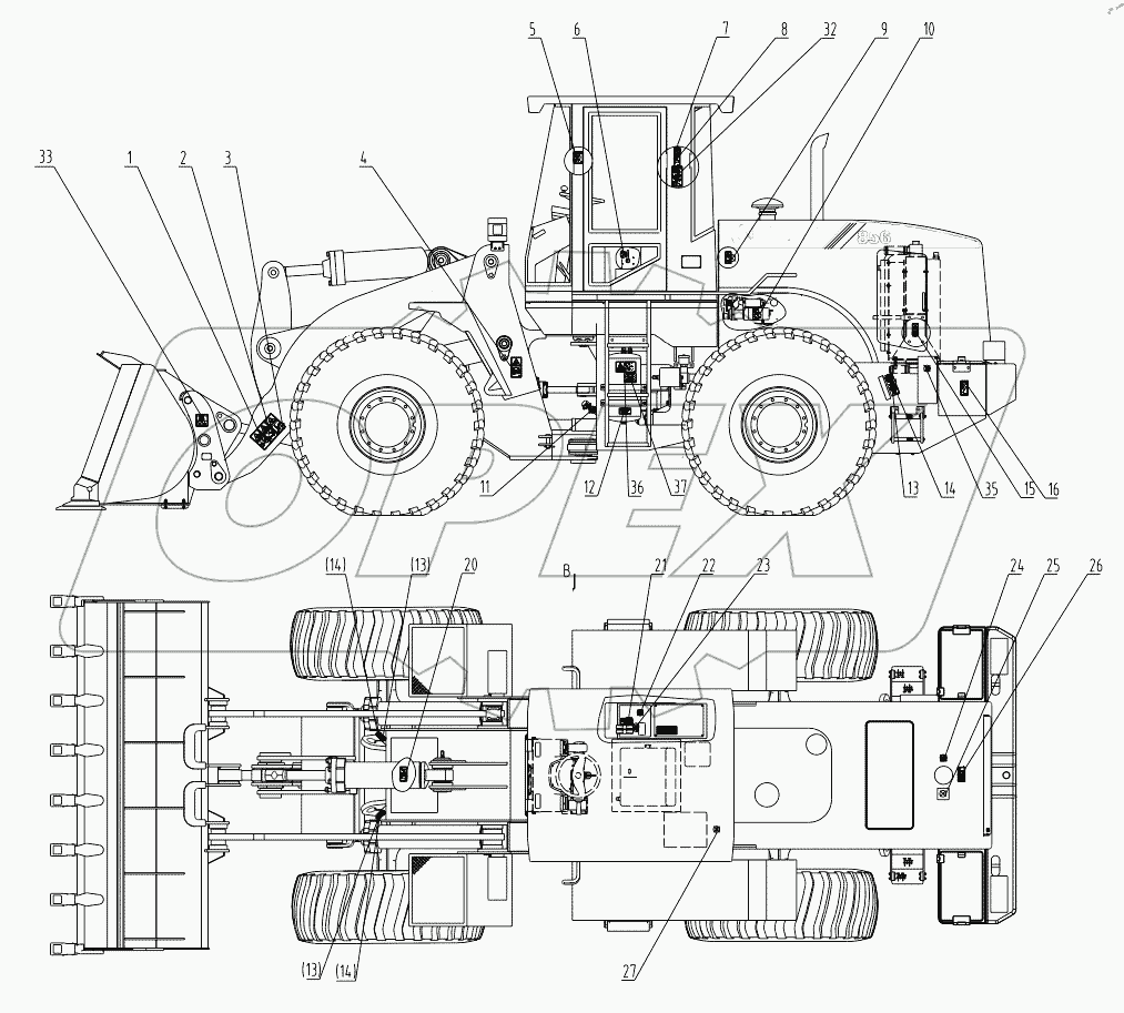 45E0739 005 DECAL SET