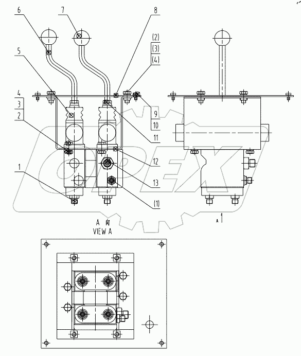  12C2322 001 PILOT VALVE MOUNTING AS