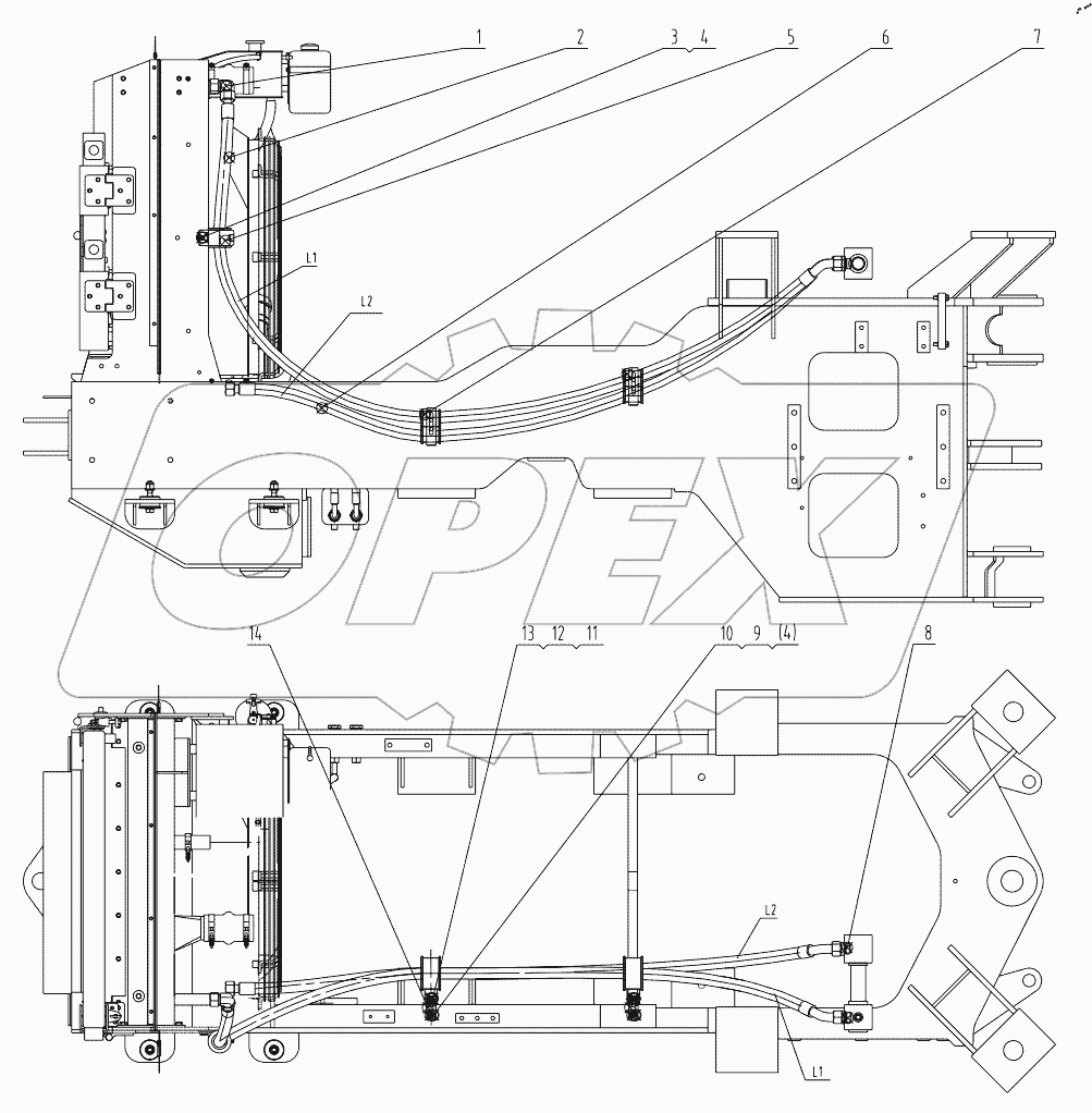  00C2206 000 COOLER LINES