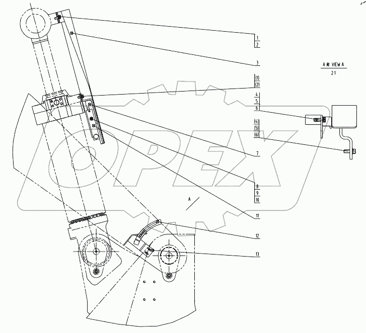  32E1147 001 POSITIONER AND KICKOUT SYSTEM