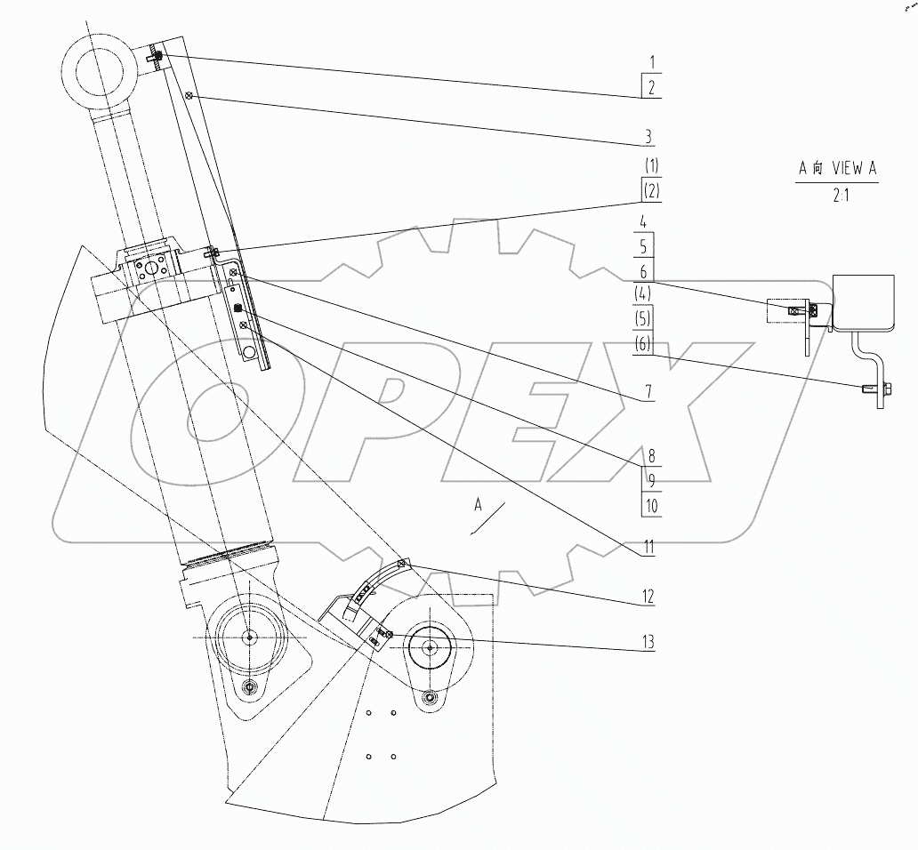  32E1619 000 POSITIONER AND KICKOUT SYSTEM
