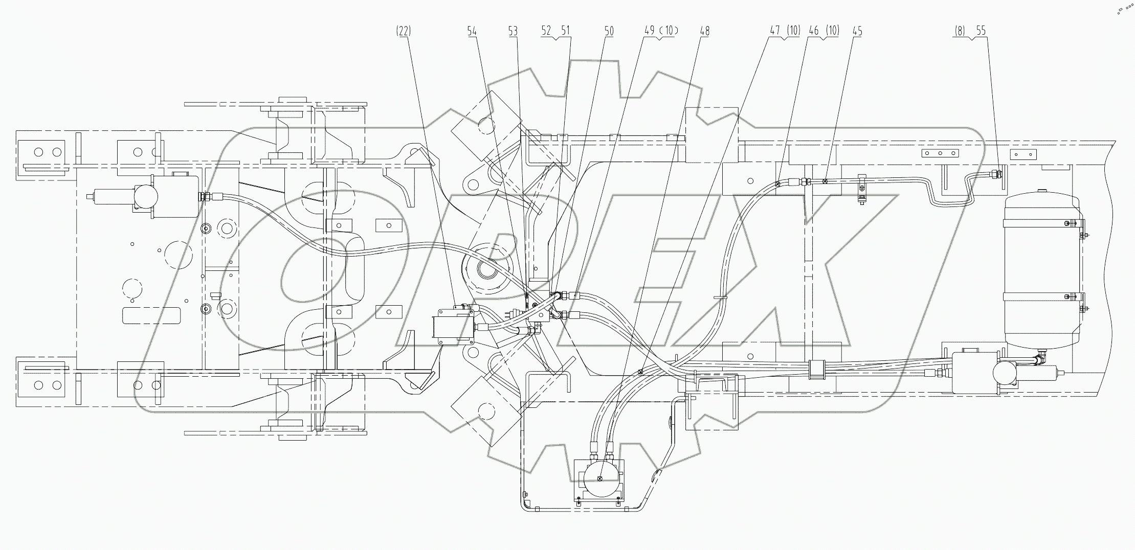  20E0324 003 SERVICE BRAKE SYSTEM