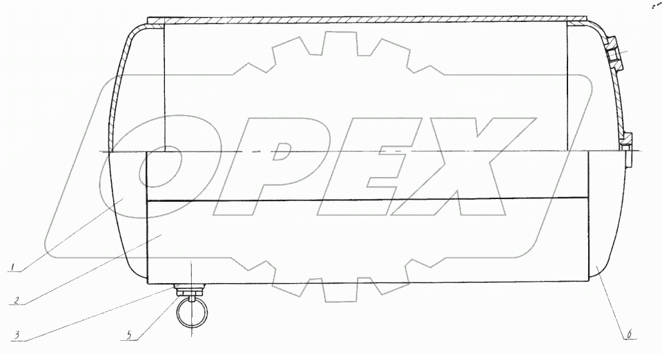 13C0003 000 AIR RESERVOIR