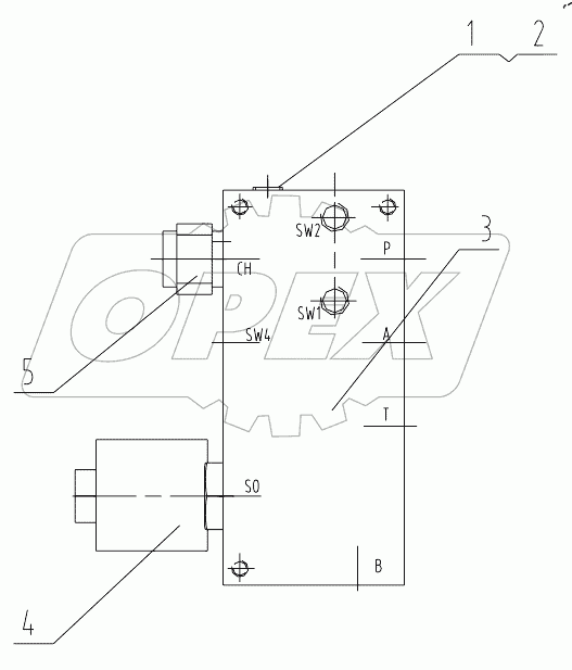  45C0219 000 BRAKE VALVE AS