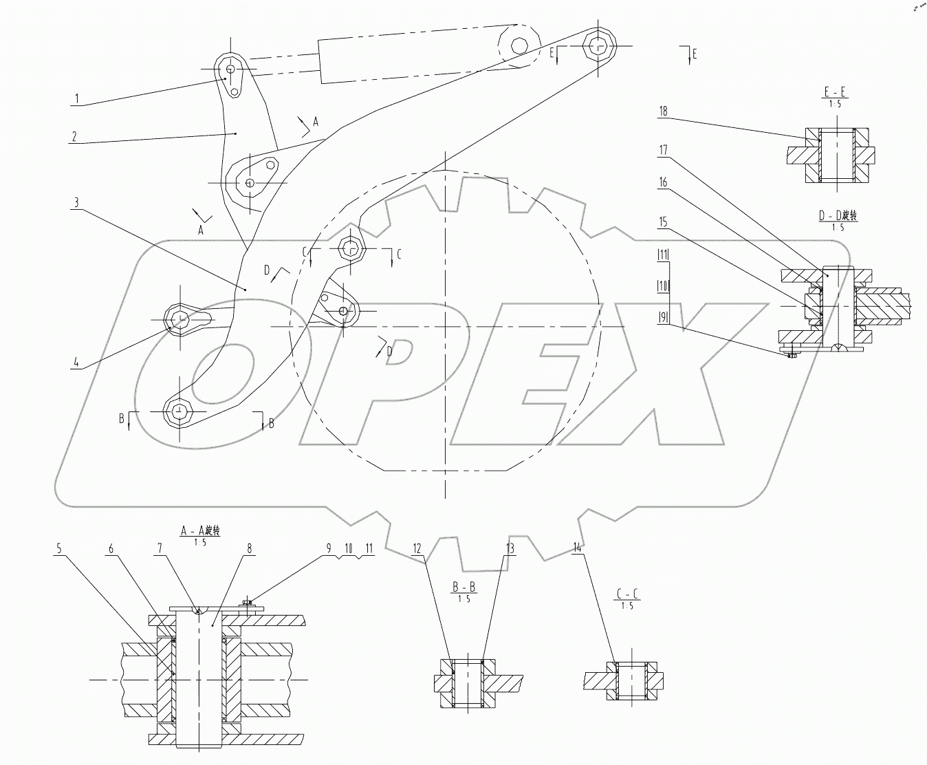  32E0699 001 WORK IMPLEMENT SYSTEM