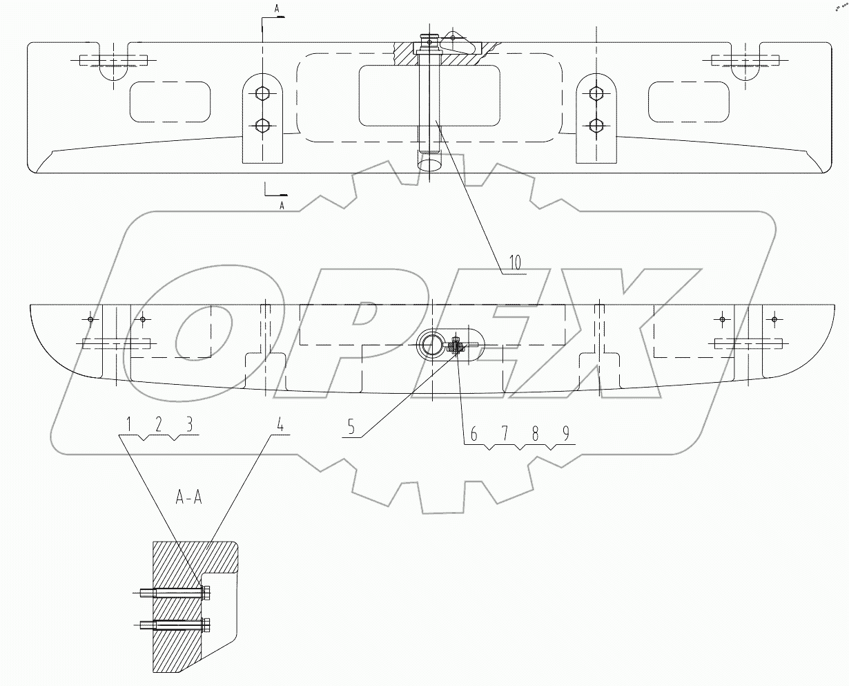  45E0990 001 COUNTERWEIGHT
