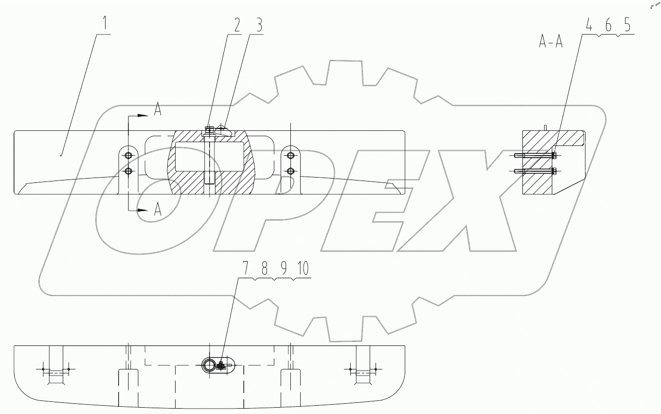  45E1370 000 COUNTERWEIGHT