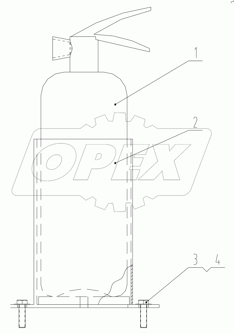  47C0239 000 FIRE EXTINGUISHER