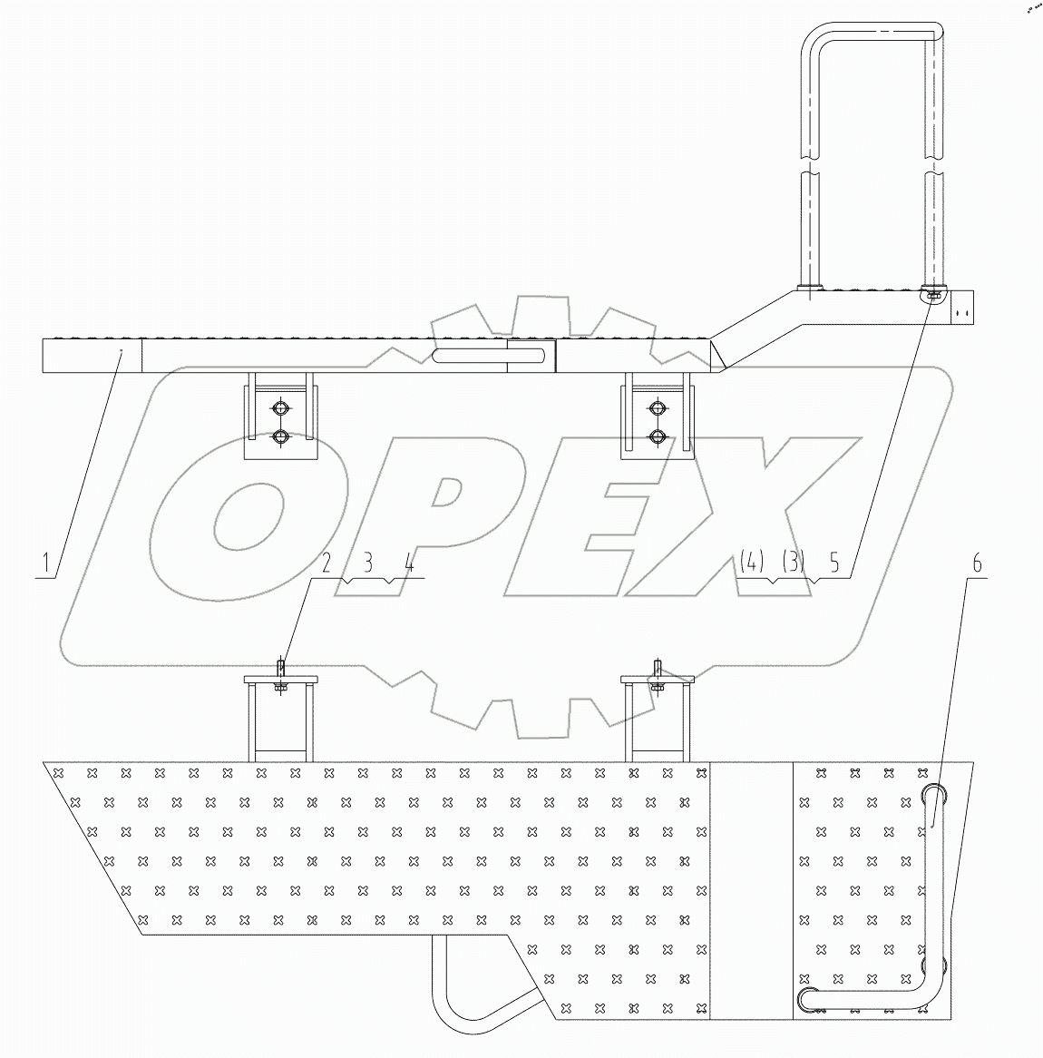  43E0378 001 REAR FENDER-LH