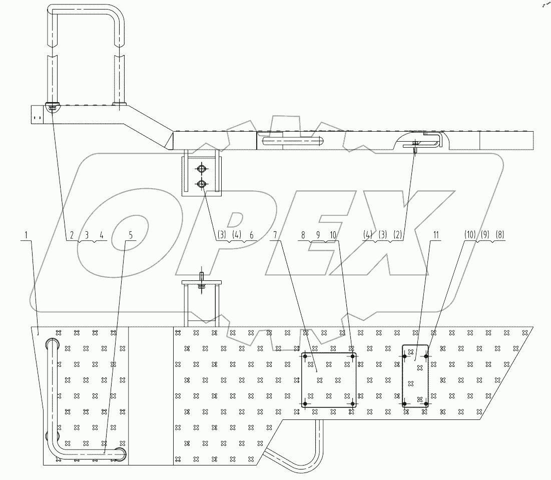  43E0379 000 REAR FENDER-RH