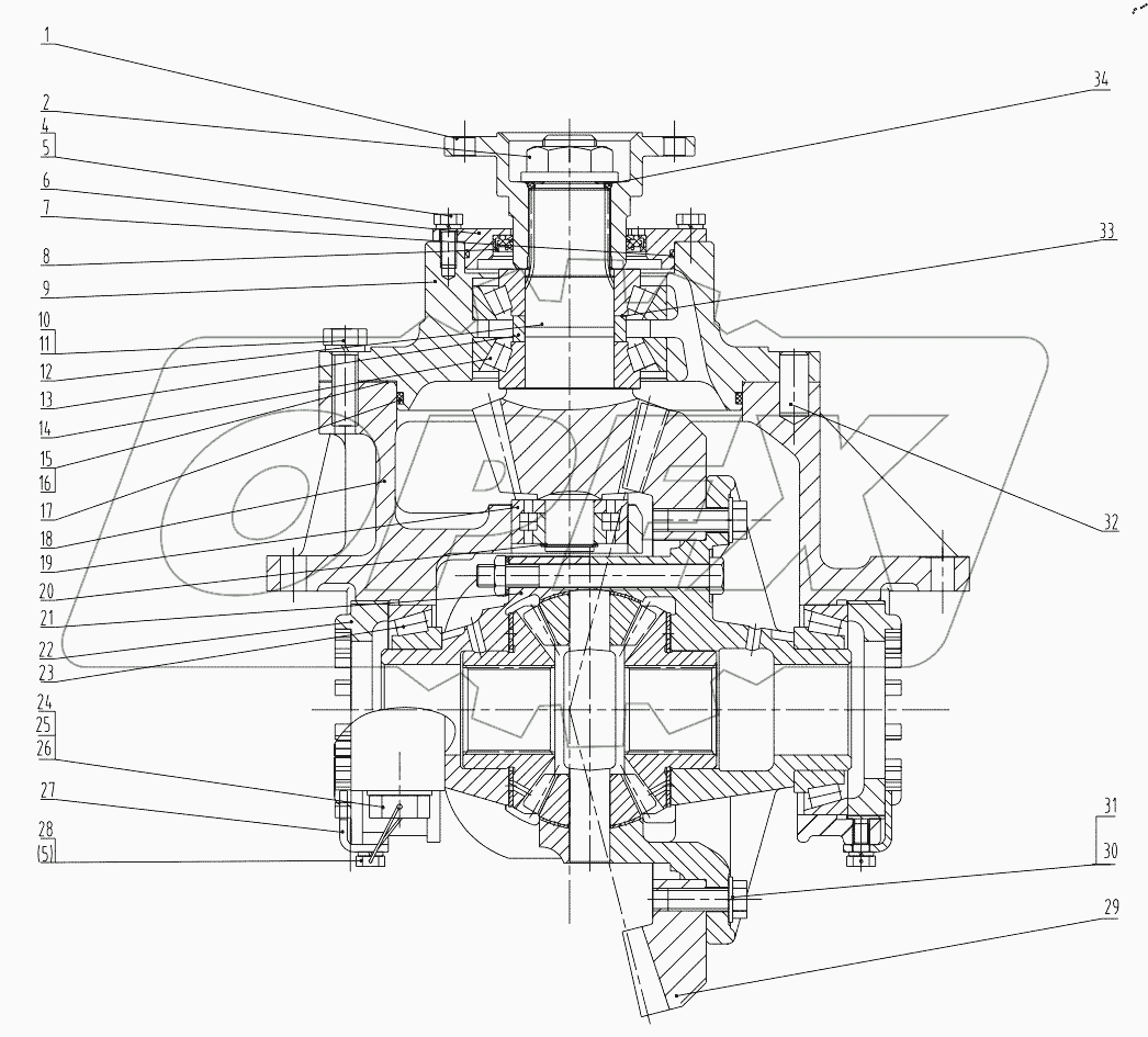  41C0329 003 BEVEL GEAR AS