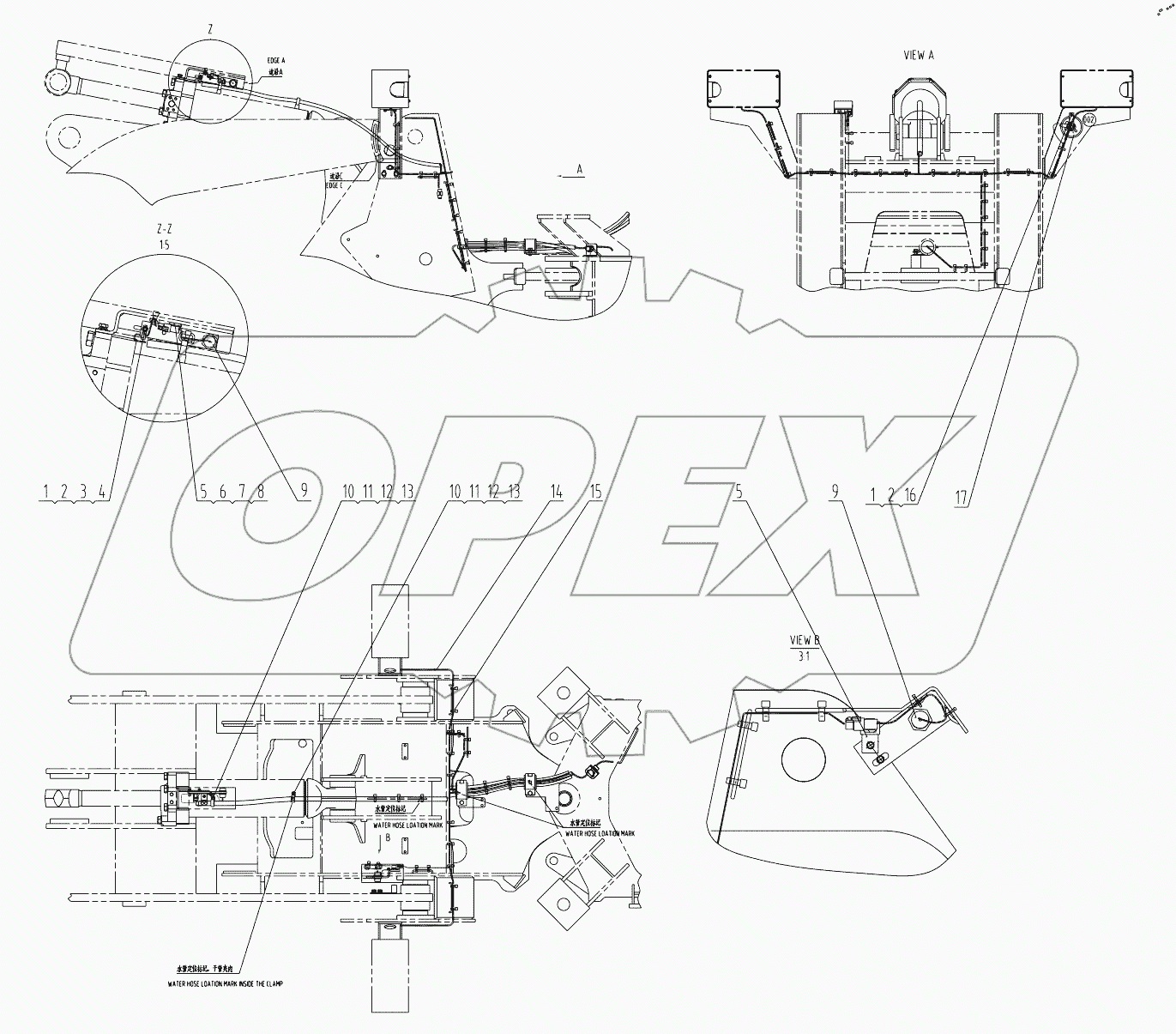 46C4506 002 FRONT FRAME WIRING