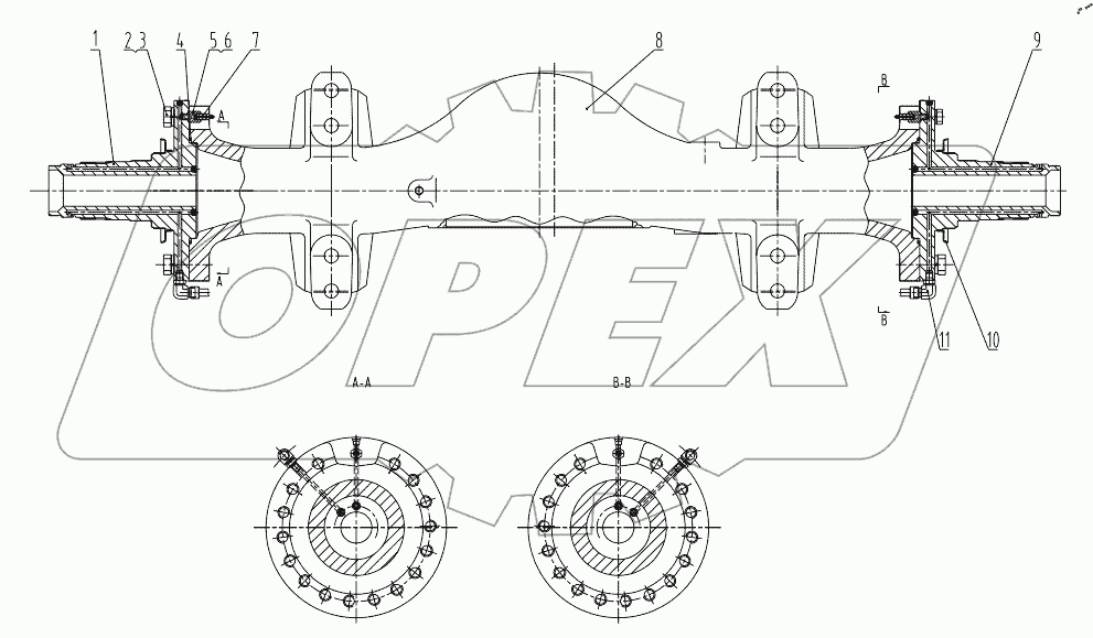  41C0182 001 FRONT HUB CARRIER